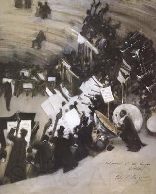 John Singer Sargent Rehearsal of the Pasdeloup Orchestra at the Cirque d'Hiver (mk18) Spain oil painting art